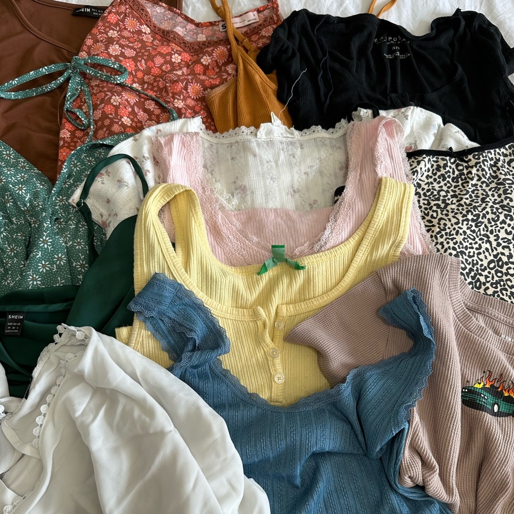 Haul of summer tops size women’s s-m